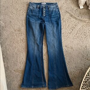 Flying Monkey Dark Blue Flare Jeans